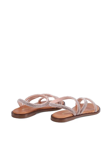 Жіночі сандалі Attizzare шкіряні бежеві - фото 5 - Miraton