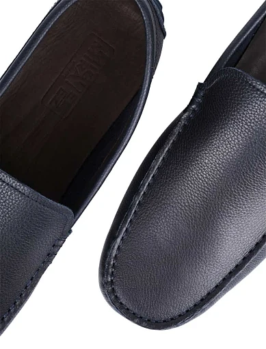 Чоловічі мокасини Miguel Miratez шкіряні сині (A543606-2) - фото 5 - Miraton
