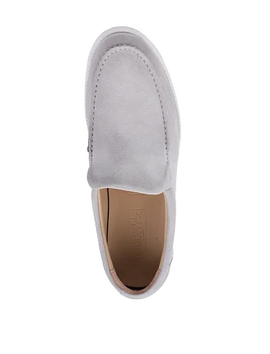 Чоловічі туфлі Miguel Miratez замшеві сірі (A544603-1) - фото 2 - Miraton