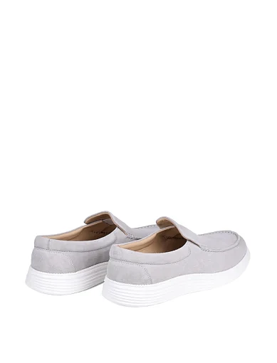 Чоловічі туфлі Miguel Miratez замшеві сірі (A544603-1) - фото 4 - Miraton