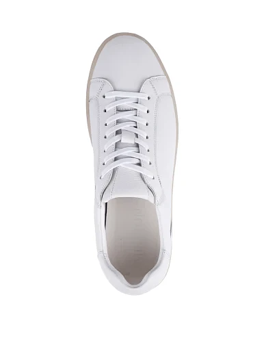 Чоловічі кеди MIRATON шкіряні білі (A544802-1) - фото 2 - Miraton