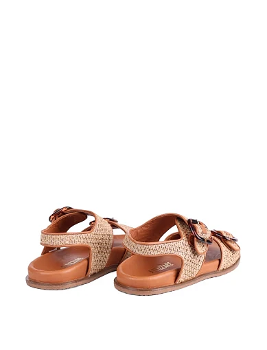 Жіночі сандалі Attizzare шкіряні шкіряні коричневі - фото 4 - Miraton