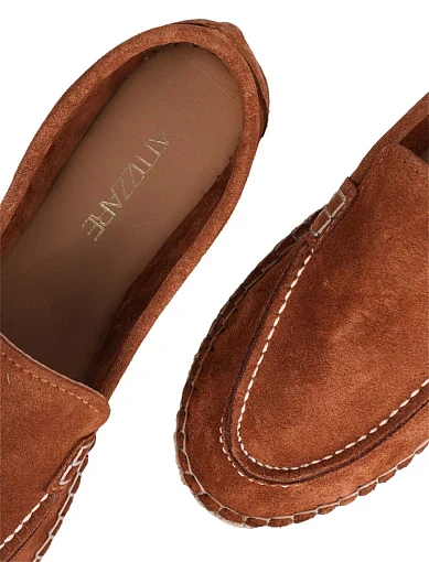 Жіночі еспадрильї Attizzare велюрові коричневі - фото 5 - Miraton