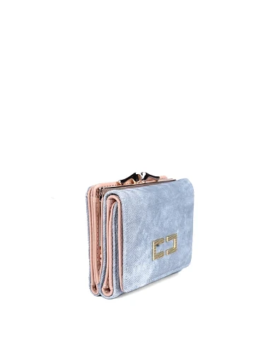 Жіночий гаманець з екошкіри блакитний - фото 2 - Miraton