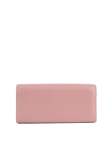 Жіночий гаманець з екошкіри рожевий на магніті - фото 3 - Miraton