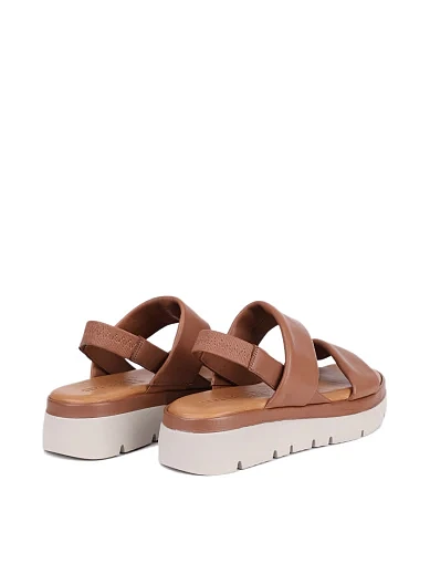 Жіночі сандалі Sekada шкіряні коричневі - фото 4 - Miraton