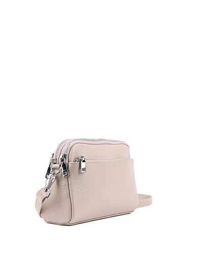 Жіноча сумка MIRATON шкіряна бежева - фото 2 - Miraton