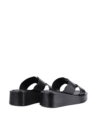 Жіночі сабо Attizzare шкіряні чорні - фото 4 - Miraton