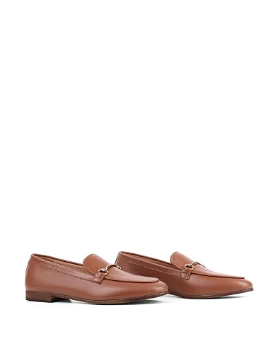 Жіночі сліпери Attizzare шкіряні коричневі - фото 3 - Miraton