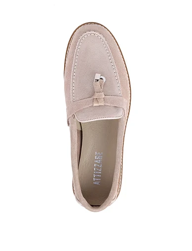 Жіночі сліпери Attizzare велюрові бежеві - фото 5 - Miraton