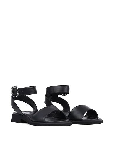 Жіночі сандалі Attizzare шкіряні чорні - фото 3 - Miraton