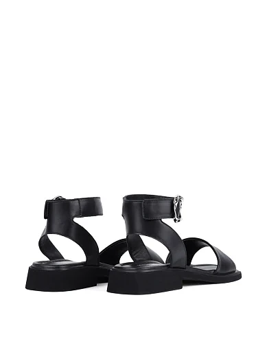 Жіночі сандалі Attizzare шкіряні чорні - фото 4 - Miraton