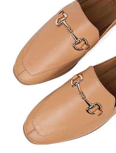 Жіночі сліпери Attizzare шкіряні бежеві - фото 5 - Miraton