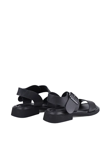 Жіночі сандалі Attizzare шкіряні чорні - фото 4 - Miraton