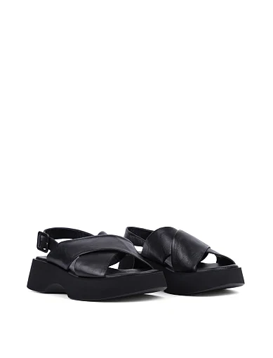 Жіночі сандалі Attizzare шкіряні чорні(619-9861-700) - фото 3 - Miraton