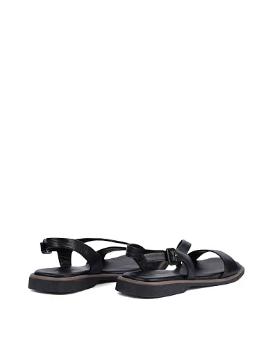 Жіночі сандалі Attizzare шкіряні чорні - фото 4 - Miraton