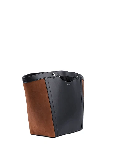 Жіноча сумка шоппер MIRATON замшева кемел - фото 3 - Miraton