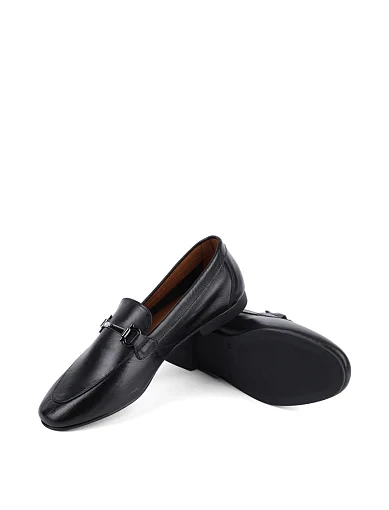 Женские слиперы Attizzare кожаные черные - фото 2 - Miraton