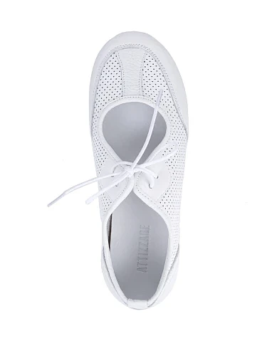 Жіночі кросівки Attizzare шкіряні білі - фото 4 - Miraton