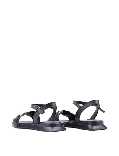 Жіночі сандалі Attizzare шкіряні чорні - фото 3 - Miraton