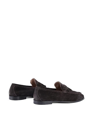 Жіночі сліпери Attizzare велюрові коричневі - фото 4 - Miraton