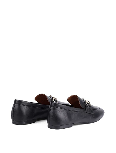 Женские слиперы Attizzare кожаные черные - фото 4 - Miraton