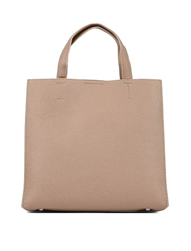 Жіноча сумка тоут MIRATON шкіряна бежева - фото 4 - Miraton