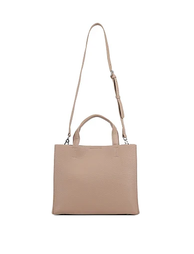 Жіноча сумка тоут MIRATON шкіряна бежева - фото 5 - Miraton