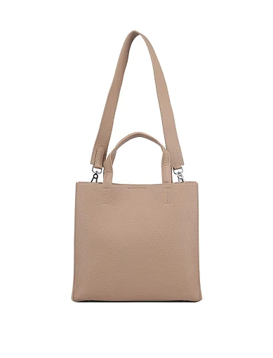 Жіноча сумка тоут MIRATON шкіряна бежева - фото 6 - Miraton