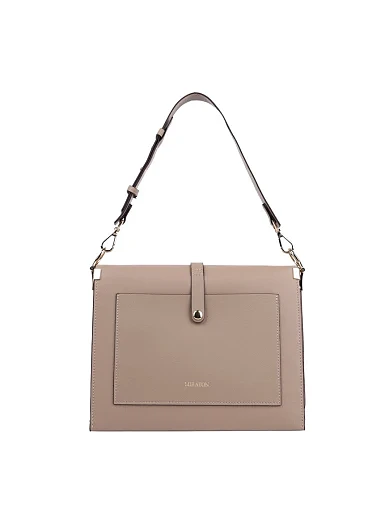 Жіноча сумка через плече MIRATON шкіряна бежева - фото 3 - Miraton