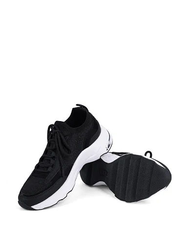 Жіночі кросівки DKNY з екошкіри чорні(K1529431) - фото 2 - Miraton