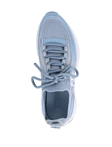 Жіночі кросівки DKNY з екошкіри блакитні - фото 5 - Miraton