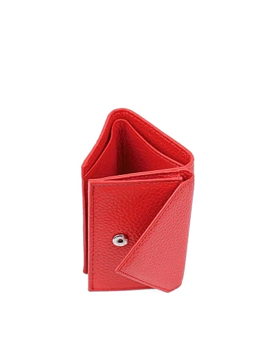 Жіночий гаманець шкіряний червоний - фото 4 - Miraton