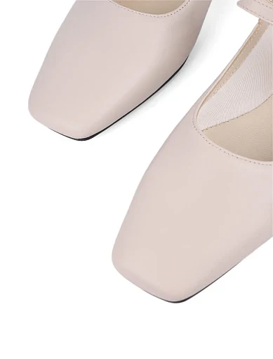 Жіночі балетки Мері Джейн Vagabond шкіряні молочного кольору - фото 6 - Miraton