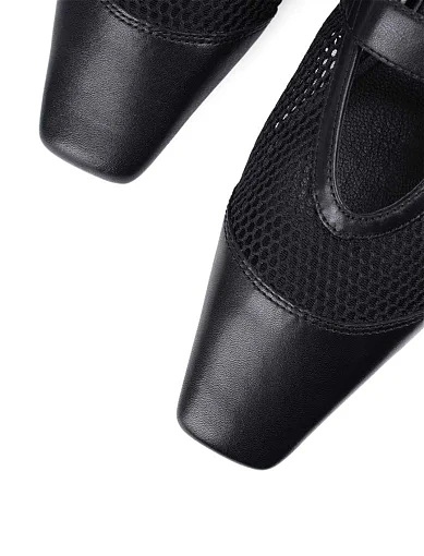 Жіночі балетки Мері Джейн Vagabond шкіряні чорні - фото 5 - Miraton