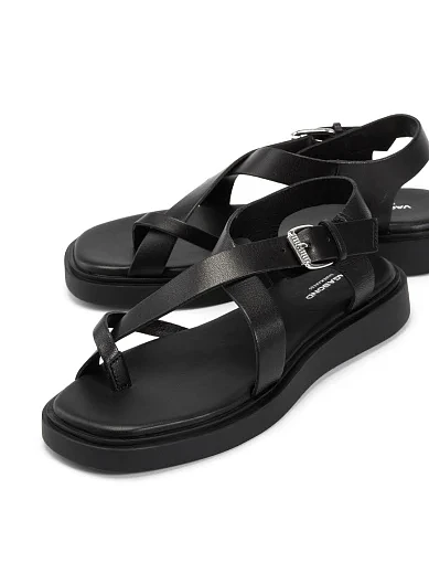 Жіночі сандалі Vagabond Connie шкіряні чорні - фото 4 - Miraton