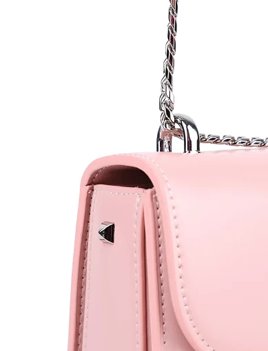 Жіноча сумка крос-боді MIRATON шкіряна рожева - фото 5 - Miraton