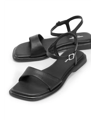 Жіночі сандалі Vagabond Izzy шкіряні чорні - фото 4 - Miraton