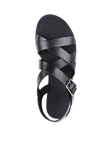 Женские сандалии Vagabond кожаные черные - фото 5 - Miraton