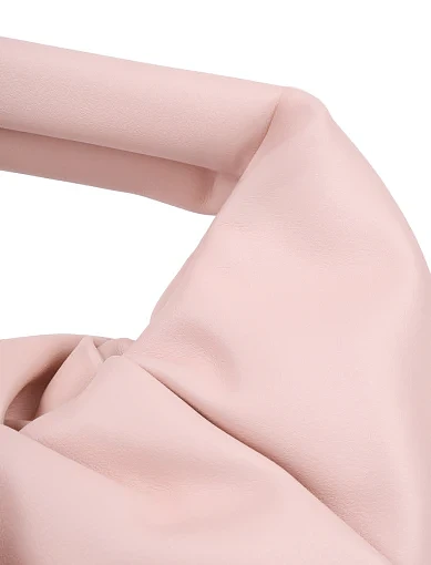 Женская сумка поуч MIRATON кожаная розовая - фото 6 - Miraton