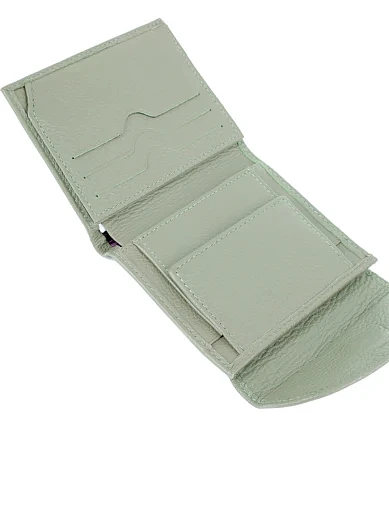 Жіночий гаманець шкіряний зелений - фото 4 - Miraton