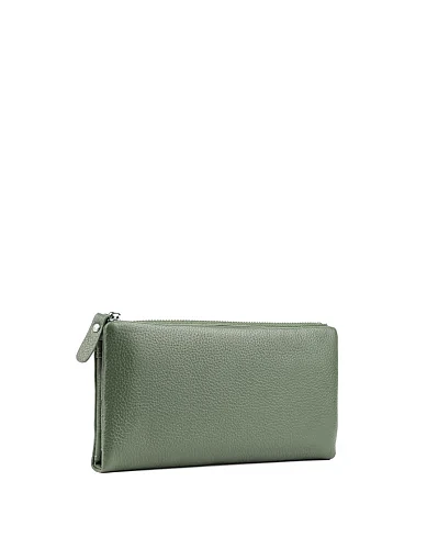 Жіночий гаманець шкіряний зелений - фото 2 - Miraton