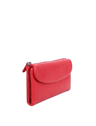 Жіночий гаманець шкіряний червоний - фото 2 - Miraton