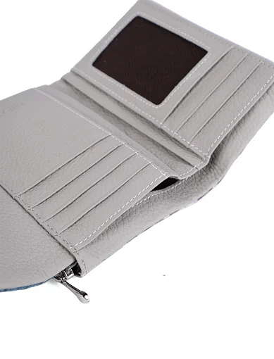 Жіночий гаманець шкіряний різнокольоровий - фото 4 - Miraton