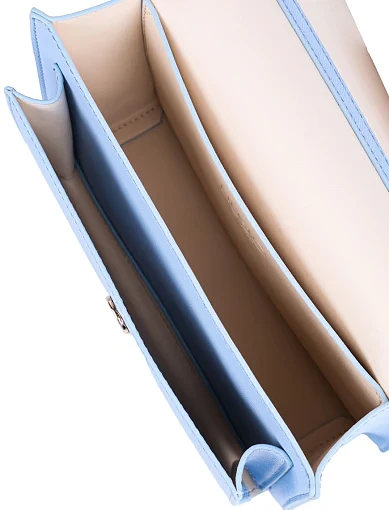 Жіноча сумка крос-боді LIU JO з екошкіри блакитна - фото 6 - Miraton