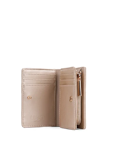 Жіночий гаманець з екошкіри золотий - фото 4 - Miraton