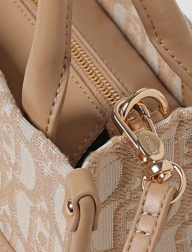 Жіноча сумка тоут LIU JO з екошкіри бежева(AA5192T3342 60924) - фото 6 - Miraton