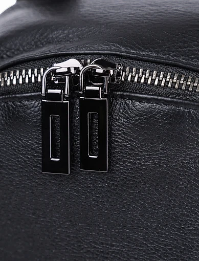 Женская сумка MIRATON кожаная черная - фото 3 - Miraton