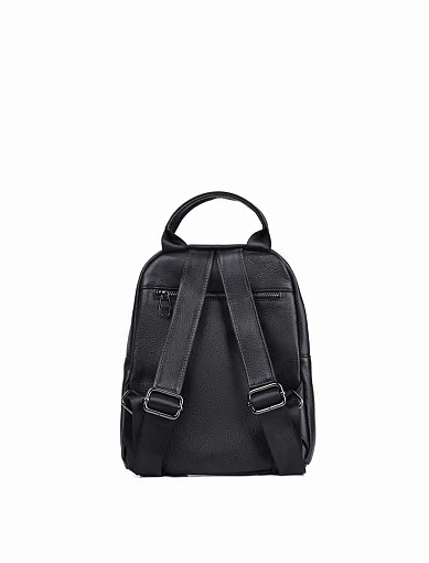 Женская сумка MIRATON кожаная черная - фото 4 - Miraton