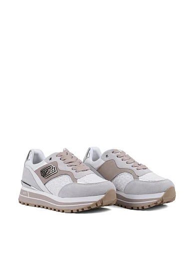 Жіночі кросівки LIU JO замшеві білі - фото 3 - Miraton